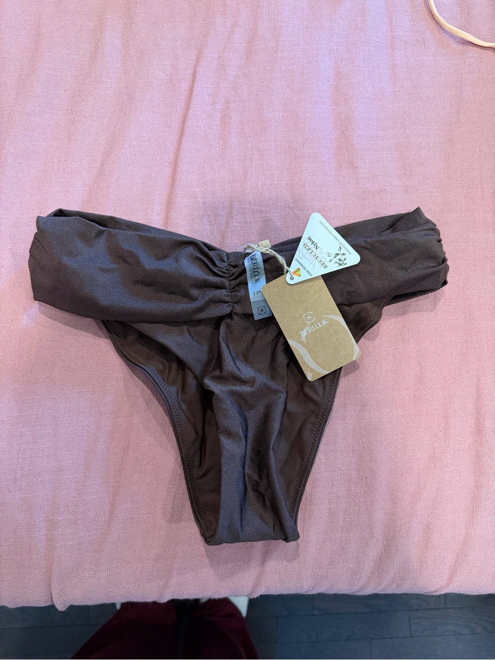 BERLOOK Bikini Bottom in Chocolate Brown